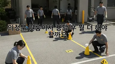 의정부 원룸이사 용달 후, 뭘 더 해야 할까요?